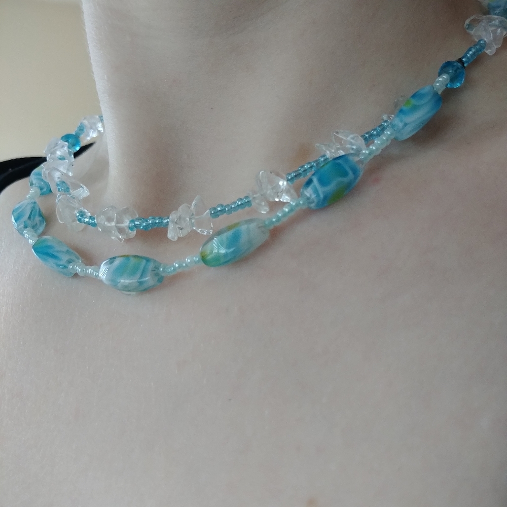 Glass & Stone Necklace